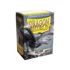 Dragon Shield Matte Sleeves: Non-Glare Silver